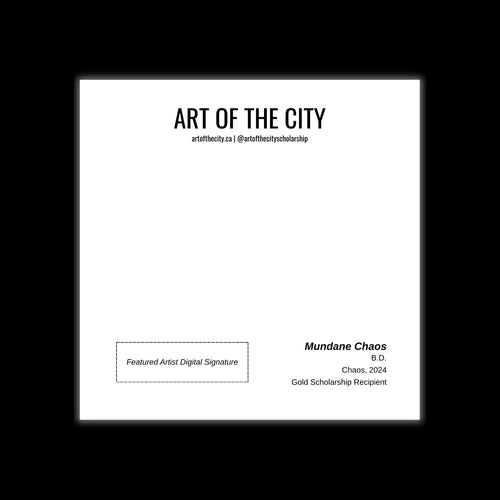 Alumni Collaboration Art Print | Mundane Chaos By B.D.