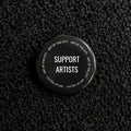 Support Artists Button