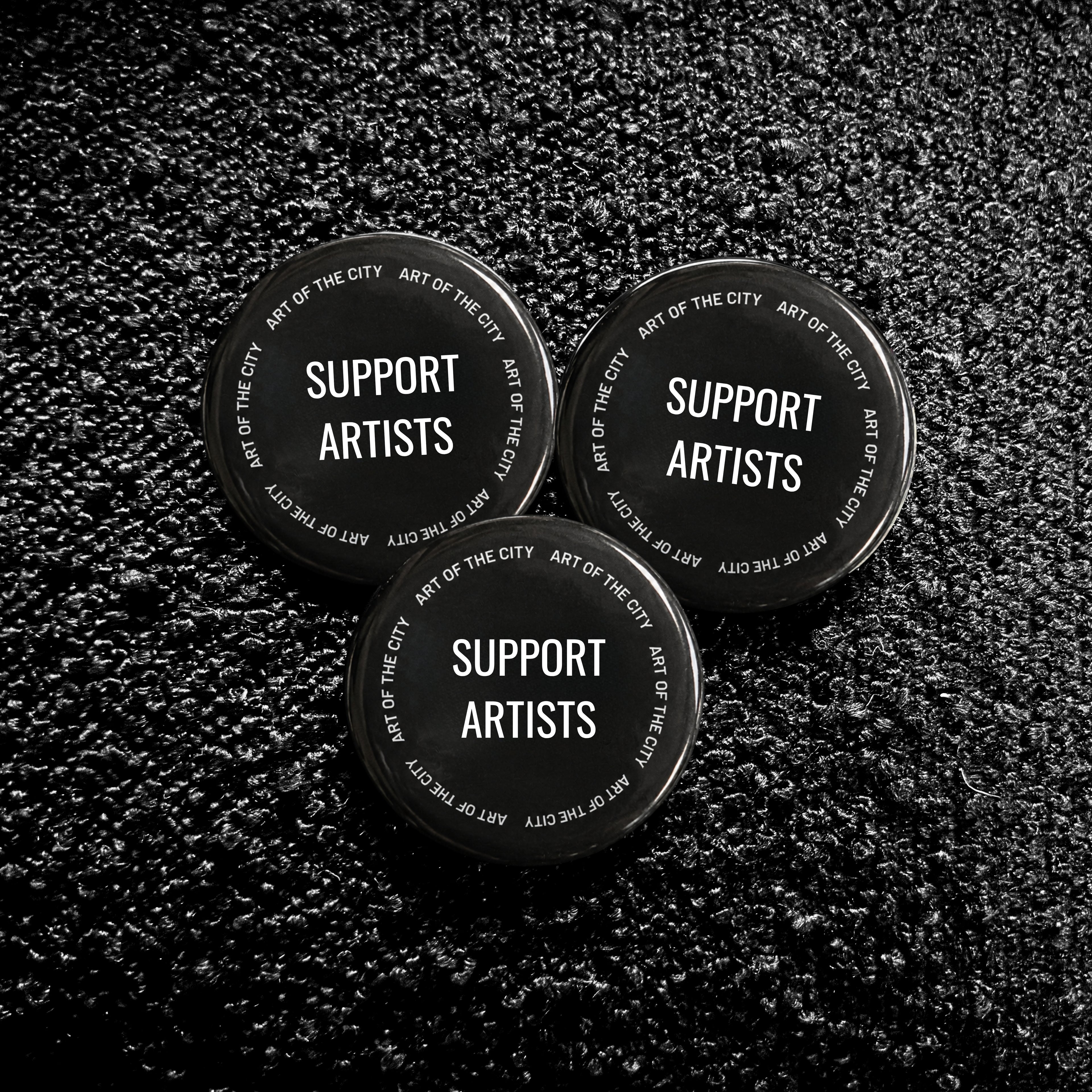 Support Artists Button