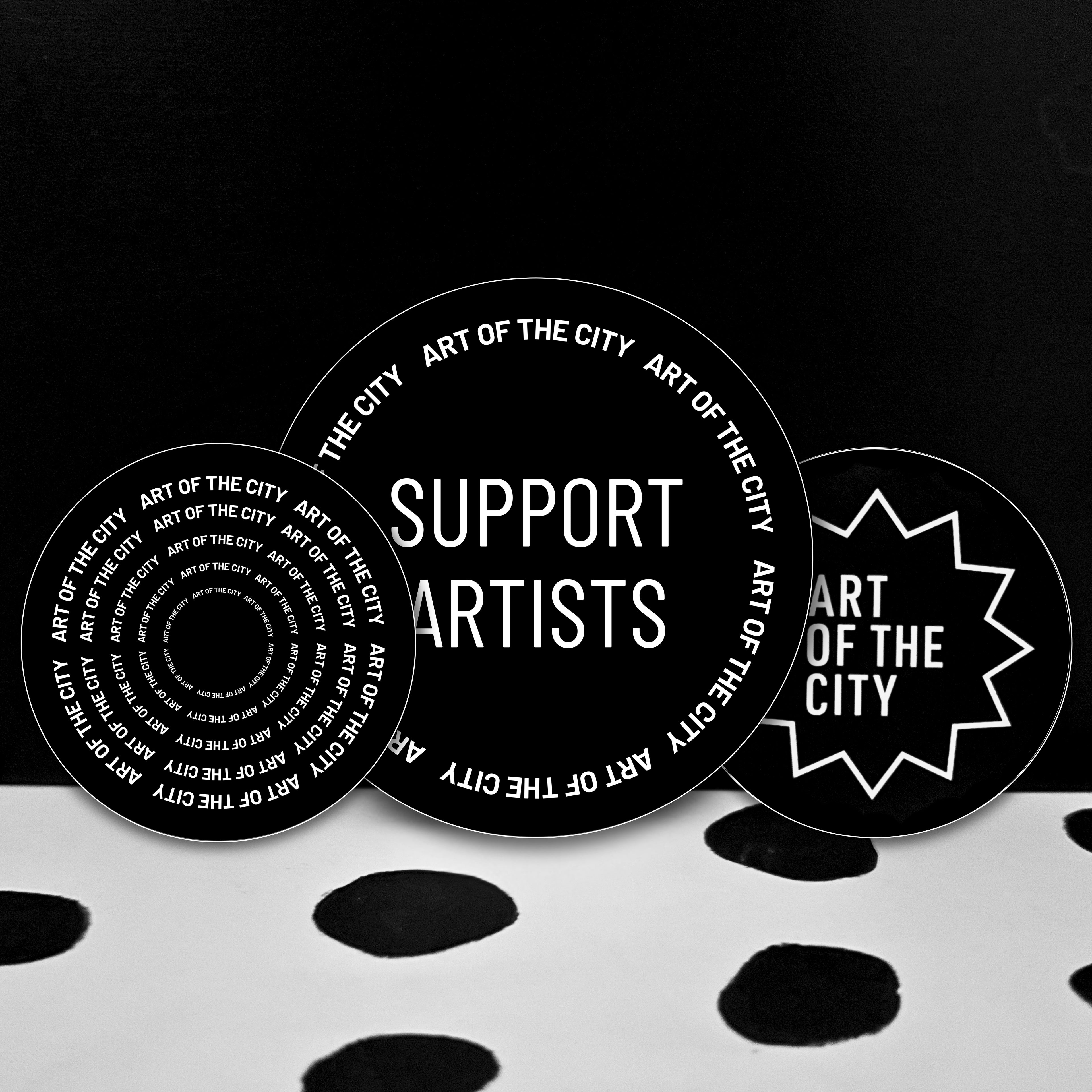 Support Artists Sticker