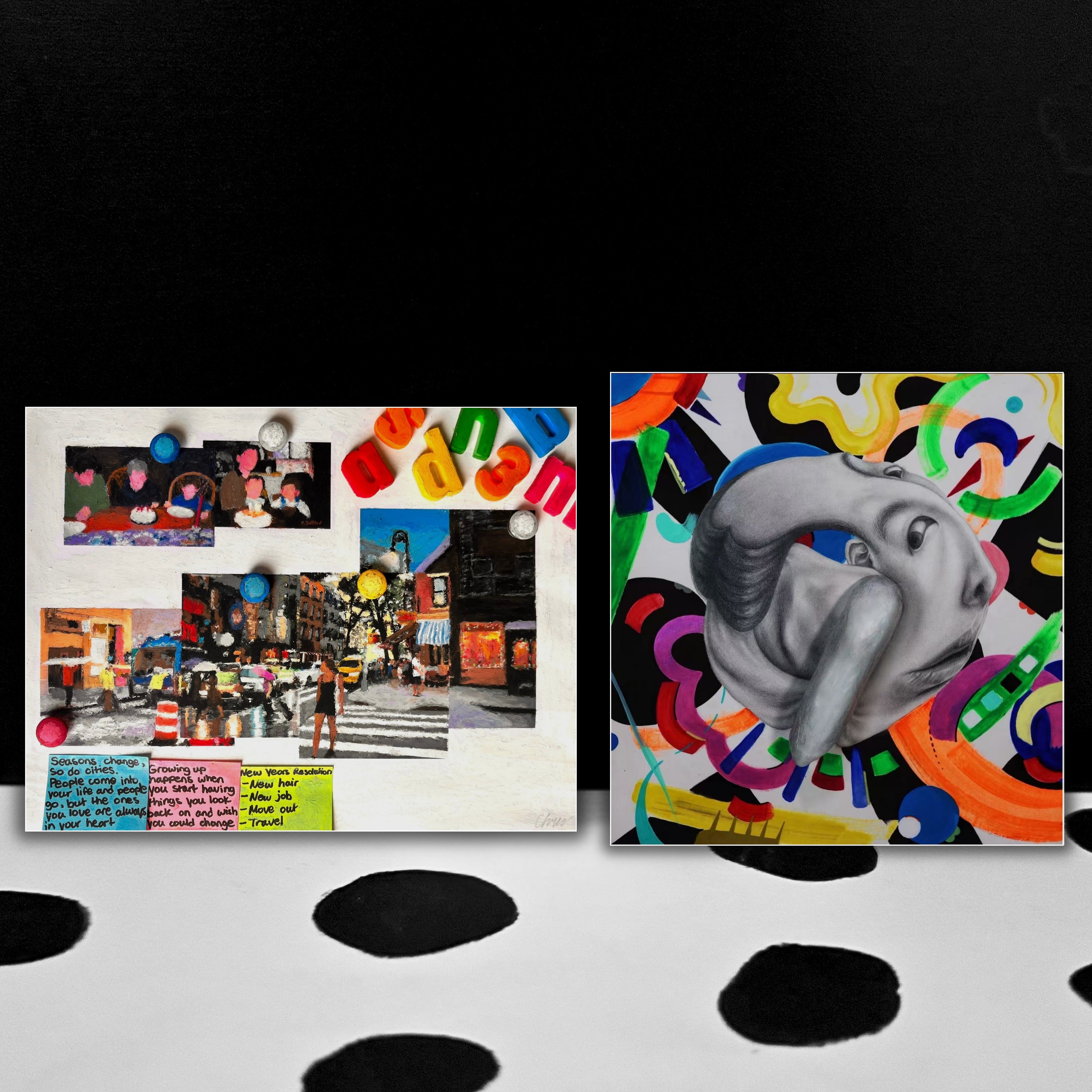 Alumni Collaboration Sticker | Held in Place By Chris Duong